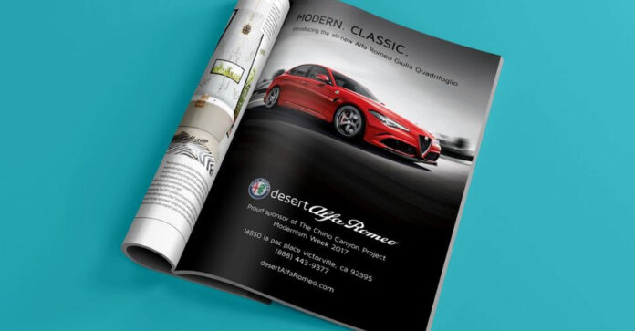 advertise on magazine