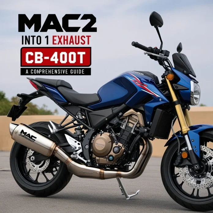 MAC 2 Into 1 Exhaust for CB400T