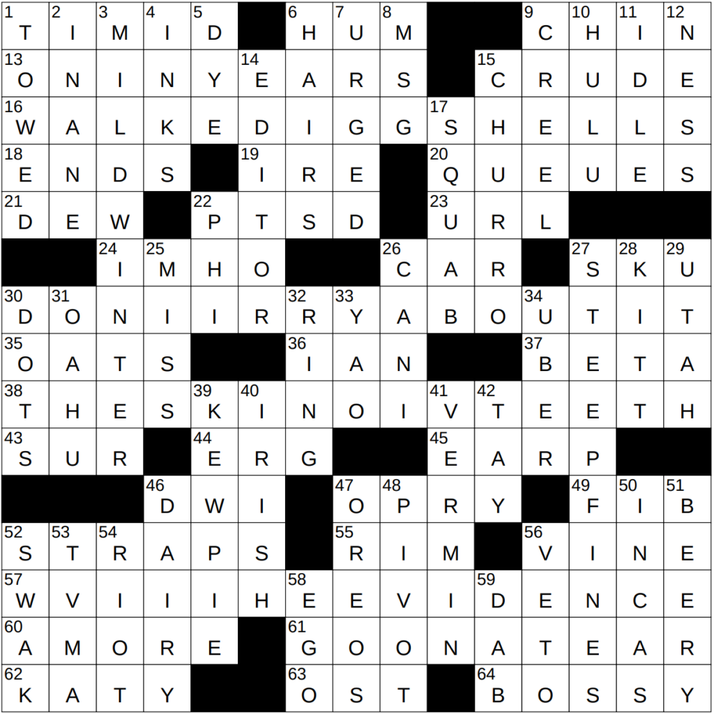 2001 in ancient Rome crossword clue