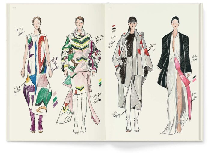 famous fashion designers sketchbook