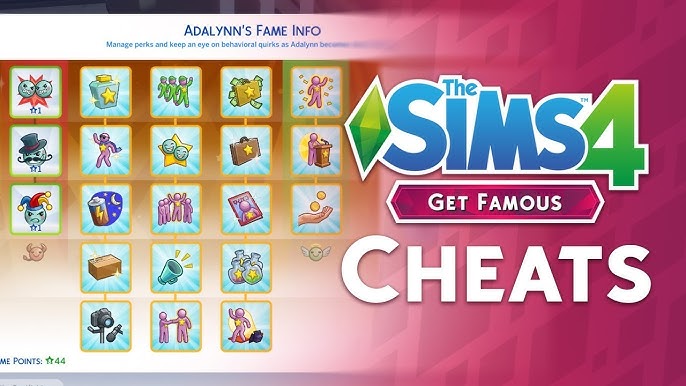 Sims 4 Get Famous Cheats